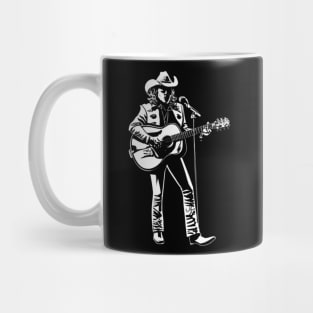 Dwight Yoakam Playing Guitar Mug